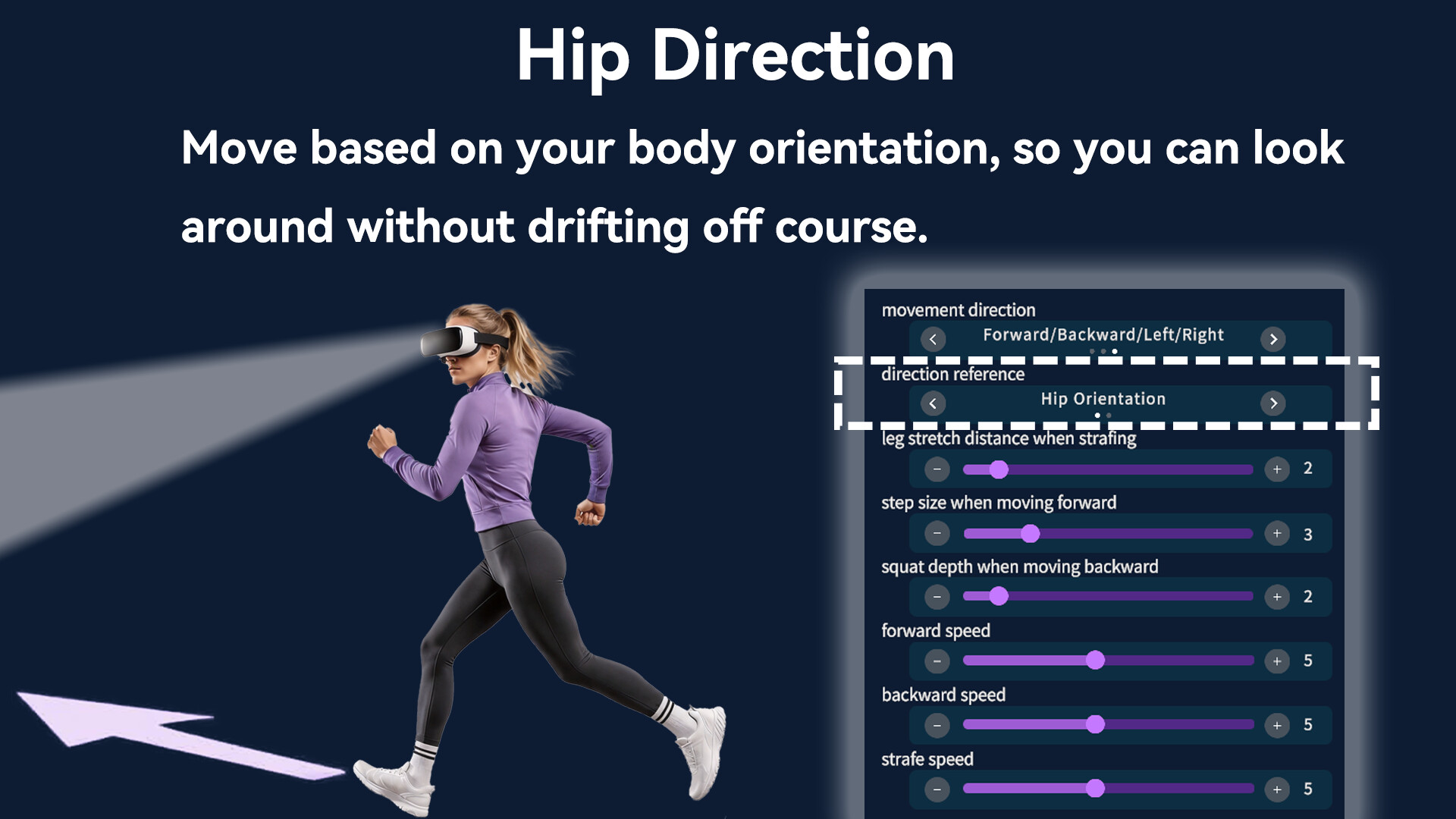 Hip Direction Tracking